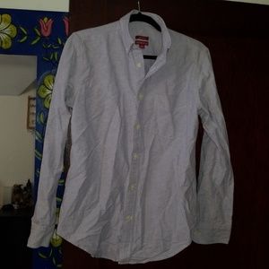 Men's periwinkle button down